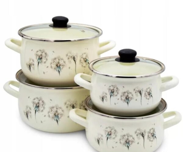 Ensemble de casseroles émaillées