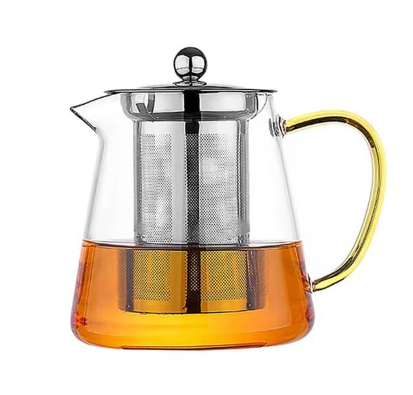 WhatsApp Image 2025-10-06 à 11.45.51_6374940f Théière en verre borosilicate avec filtre inox, idéale pour infusion sur flamme directe.